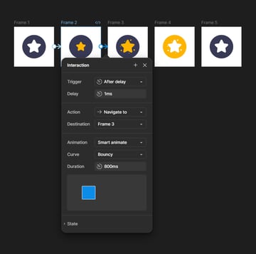add interaction in prototype mode