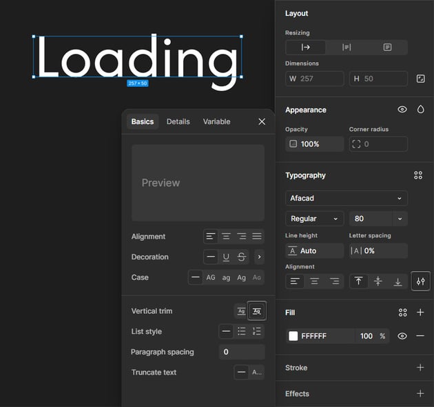 add text in Figma