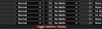 timeline toggle mode