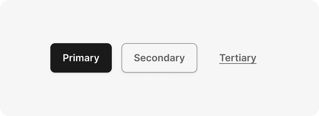Recommended UI design button styles