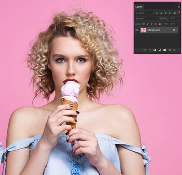 Opening an image in Photoshop
