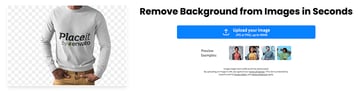 Placeit background removal tool