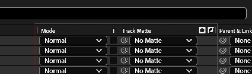 timeline modes