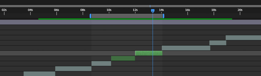 timeline workarea