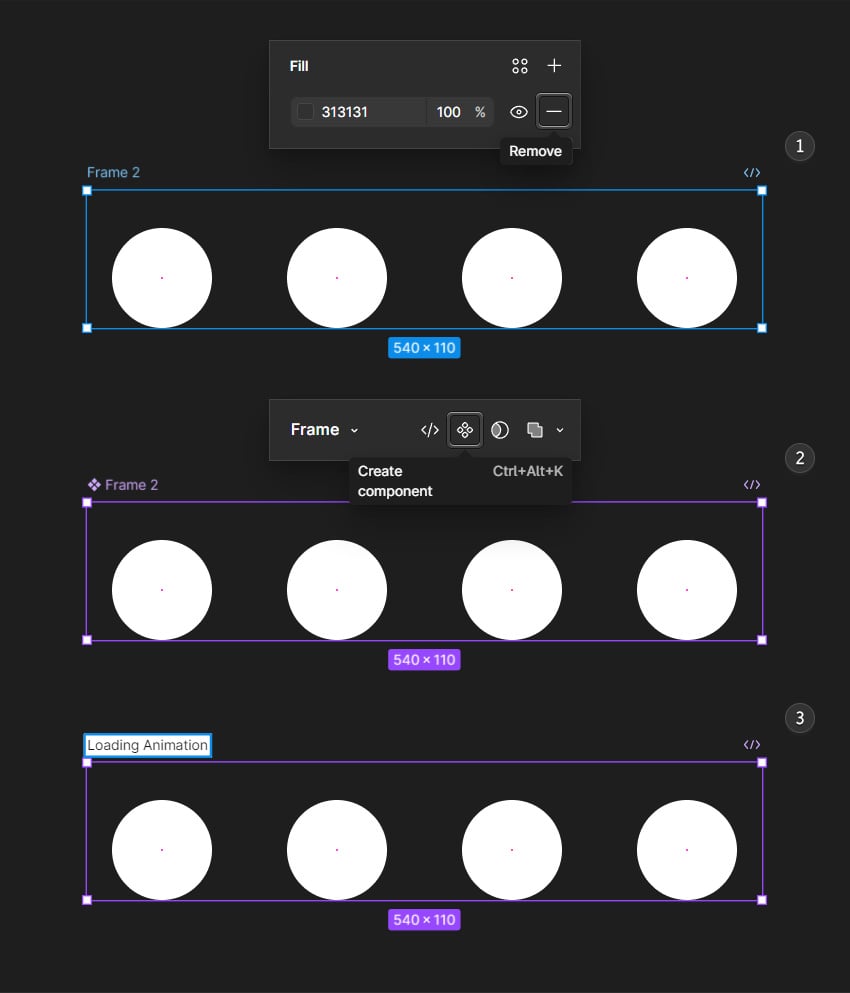 turn frame into component