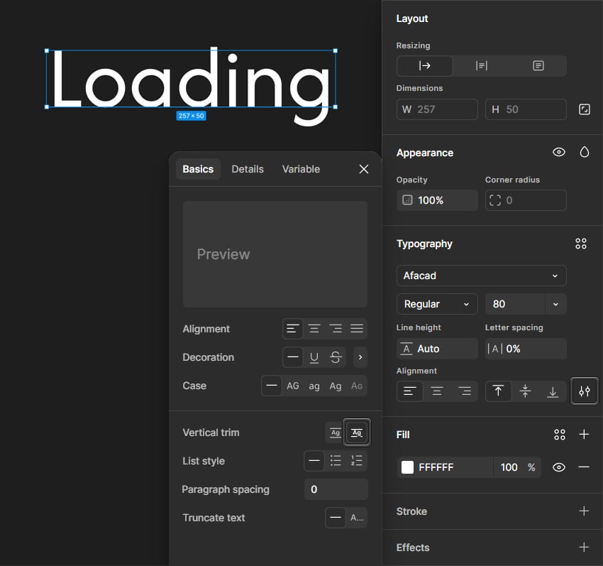 add text in Figma
