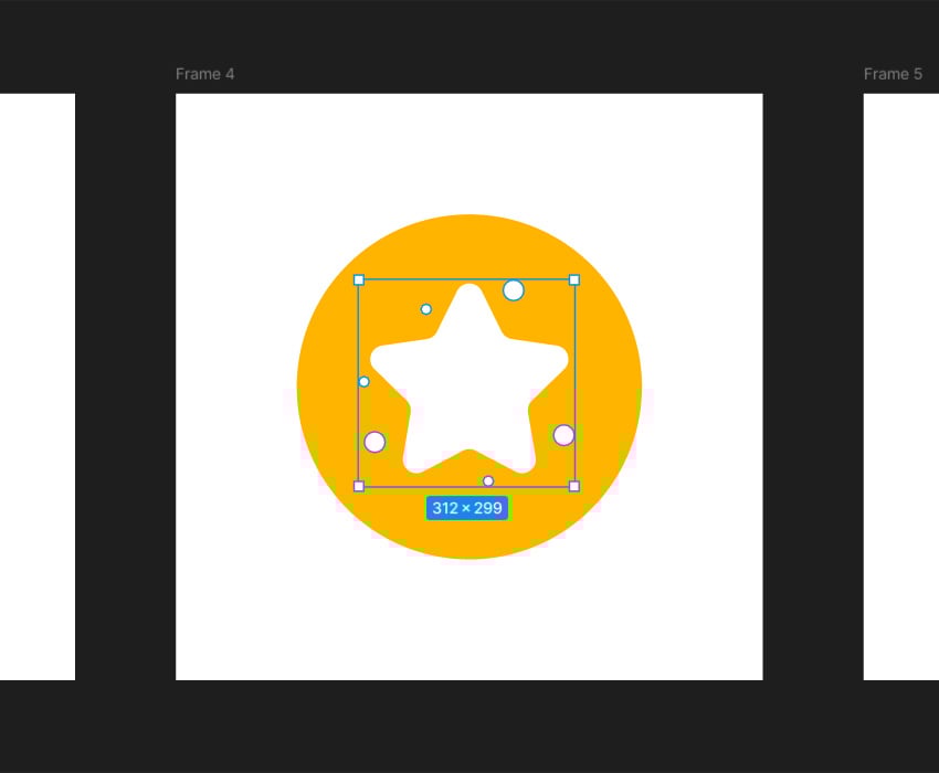 add white circles