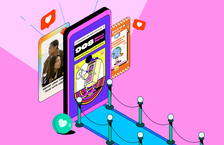 using lottie files for social media