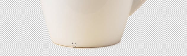 Photoshop background removal: Add a shadow to the selection.