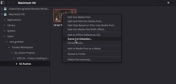 scene cut detection