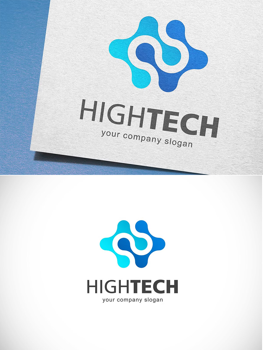 High Tech Logo Template