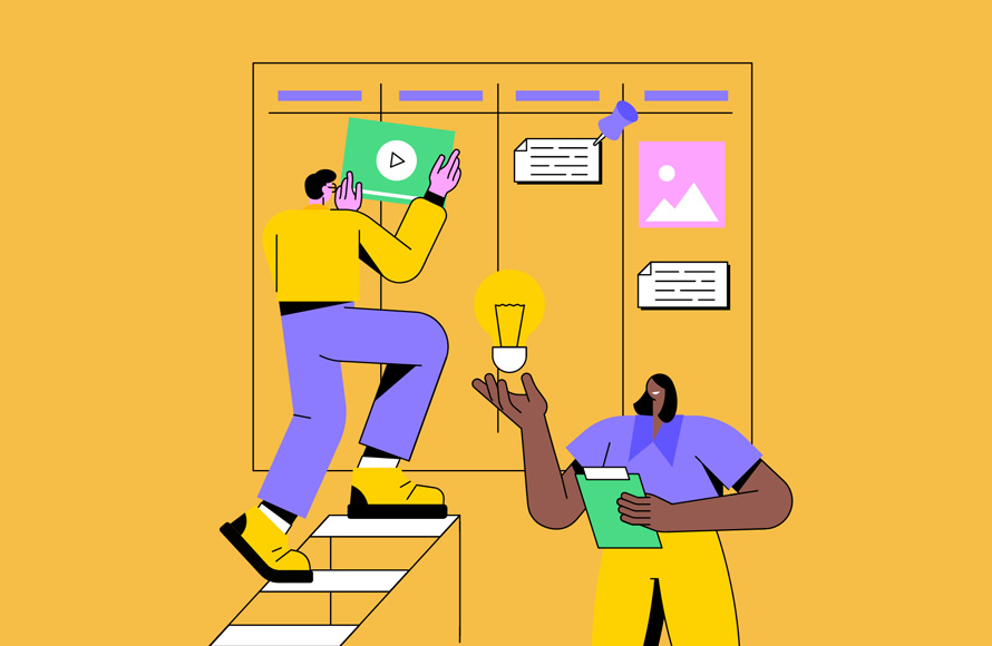 Logo Designer and UX Designer Collaboration