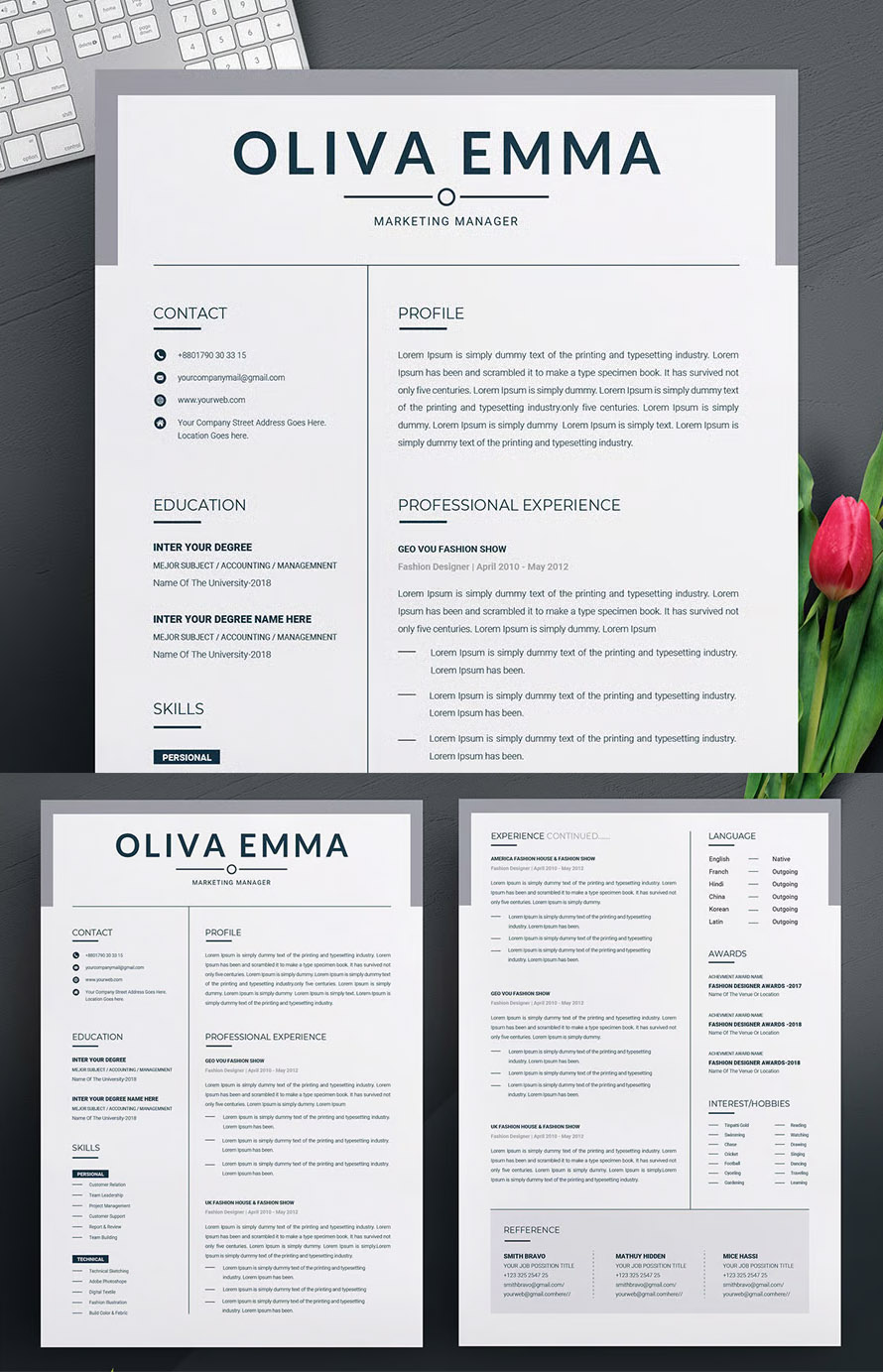 Resume Template Design
