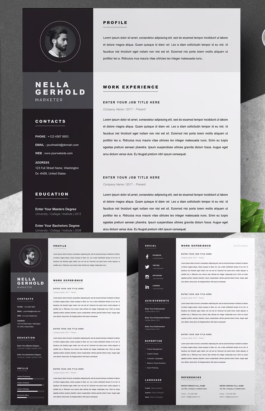 Professional Simple Resume Template