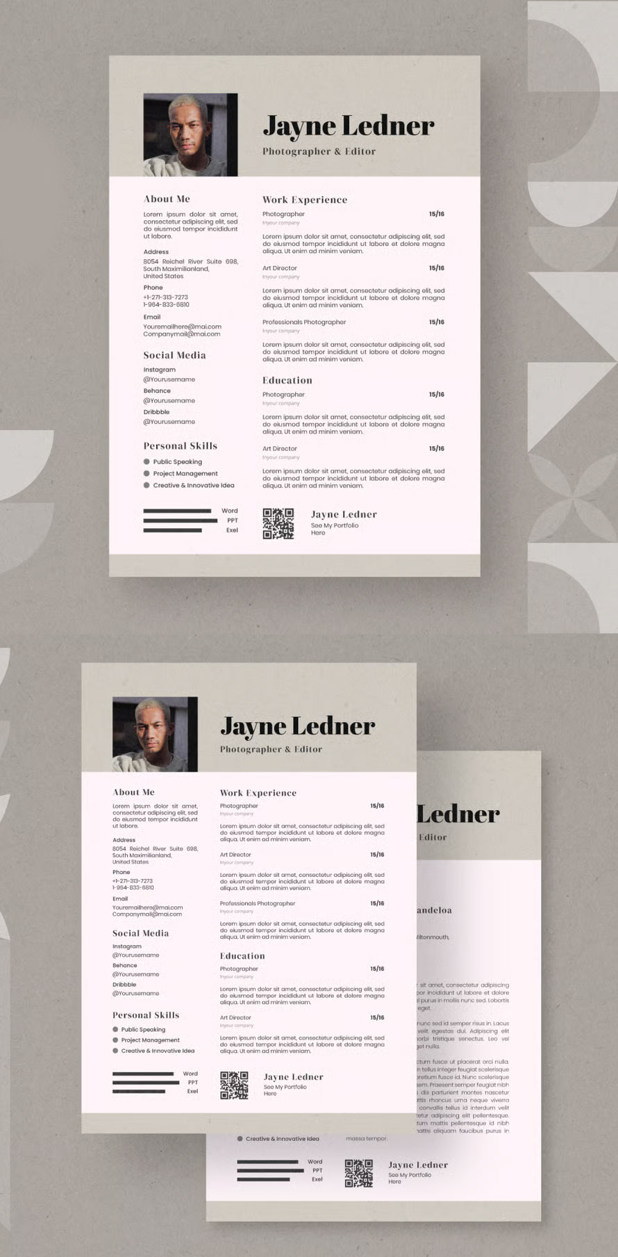 Attractive Professional Resume Template