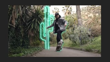 Motion tracking for animated collages.