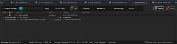 Export After Effects 3D text effects