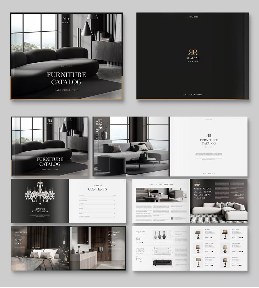 Landscape Catalog Template