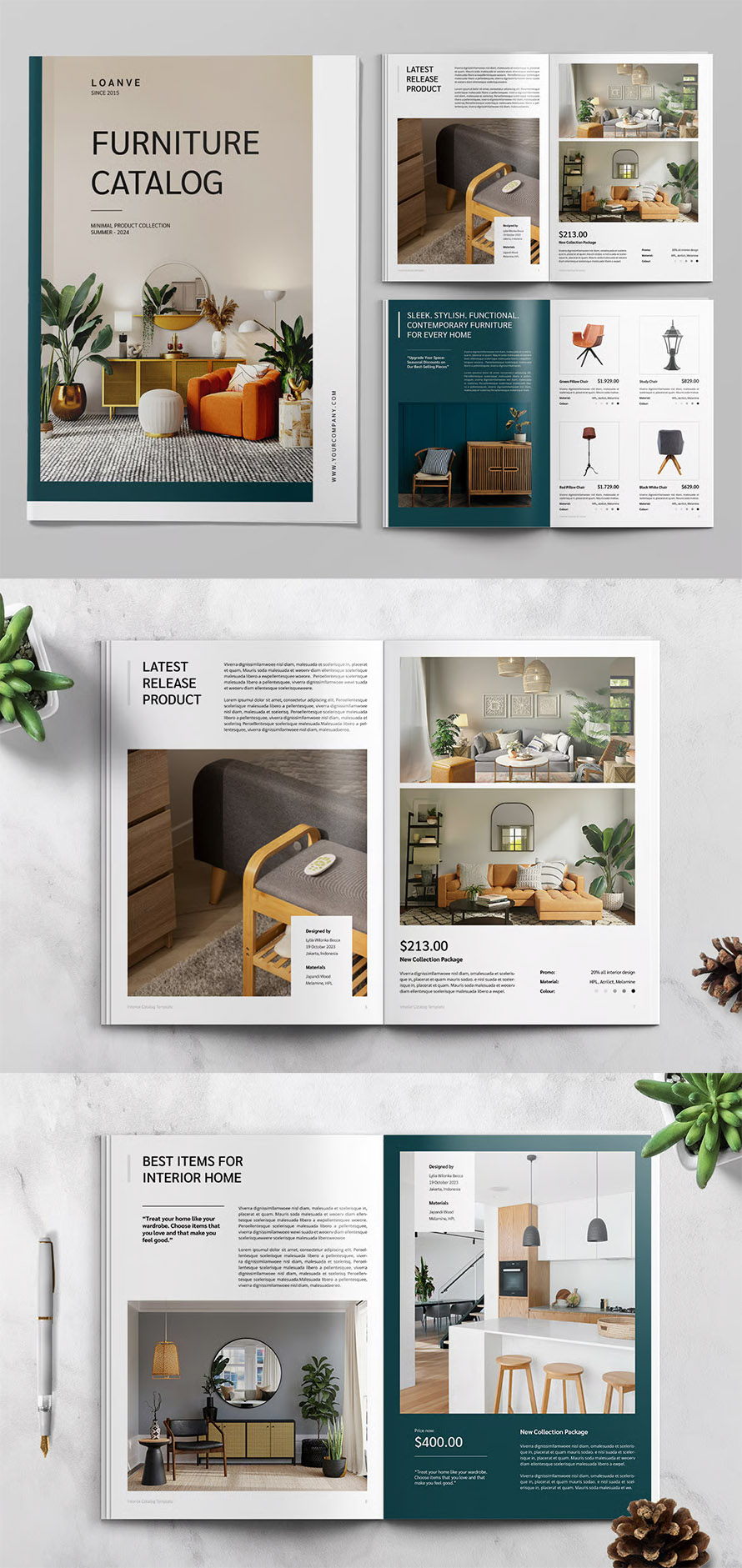 Product Catalog Brochure Template
