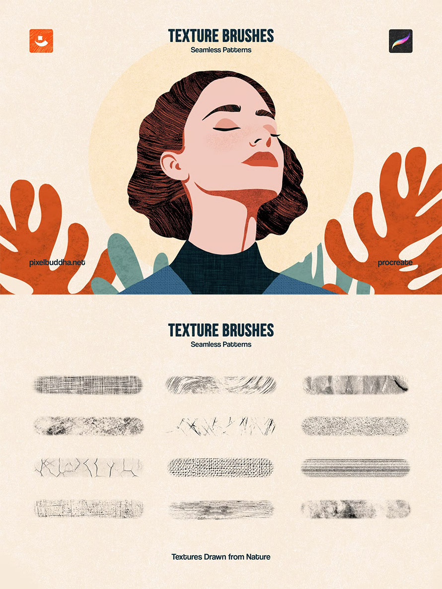 Creative Procreate Texture Brushes
