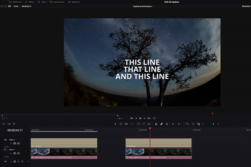 add titles, transitions, and finishing touches