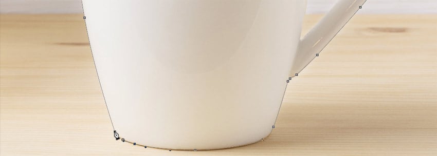 Photoshop background removal: close the path.