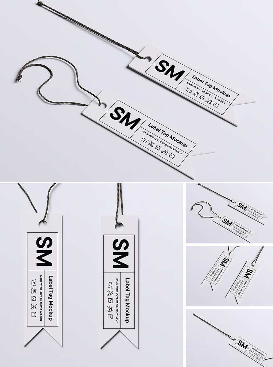 Label Tag Mockup