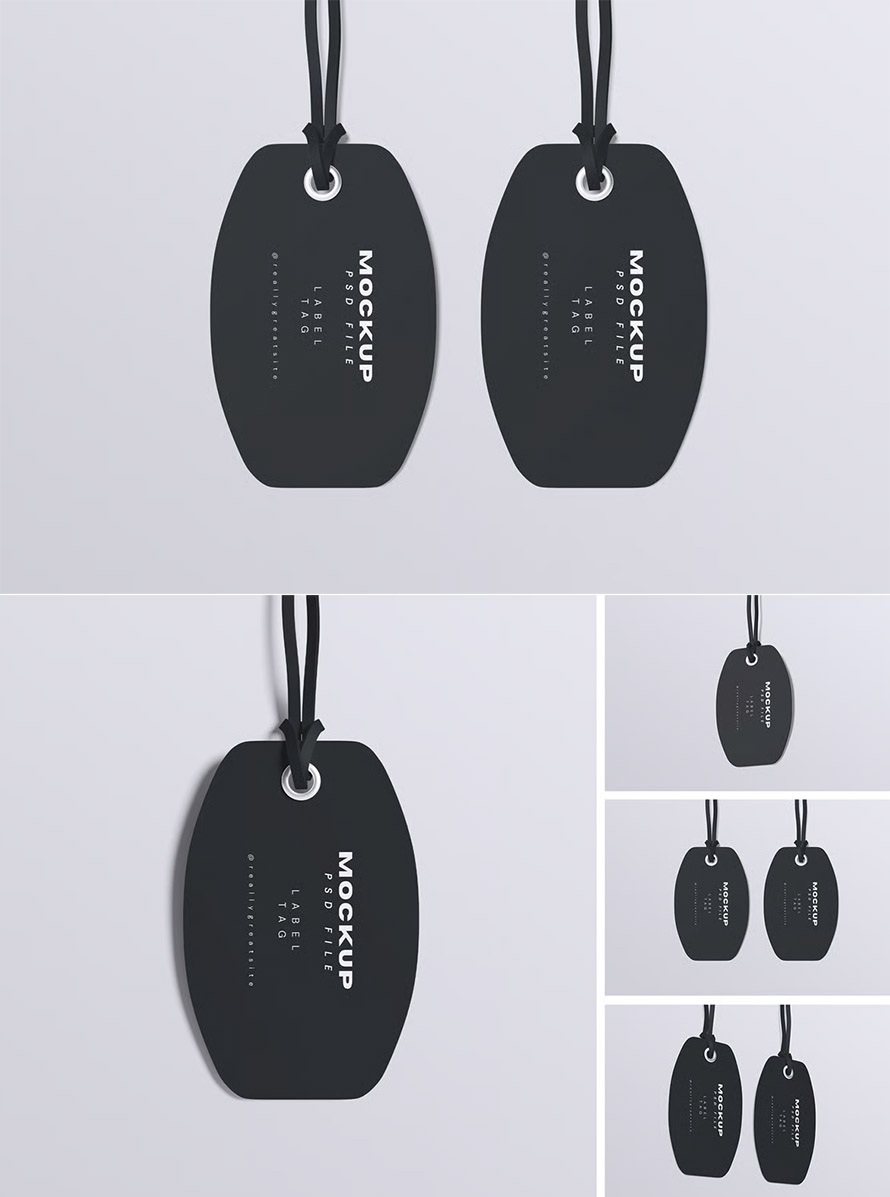 Perfect Label Tag Mockup