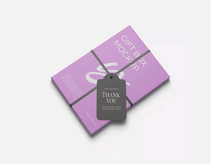 Gift Box Mockup