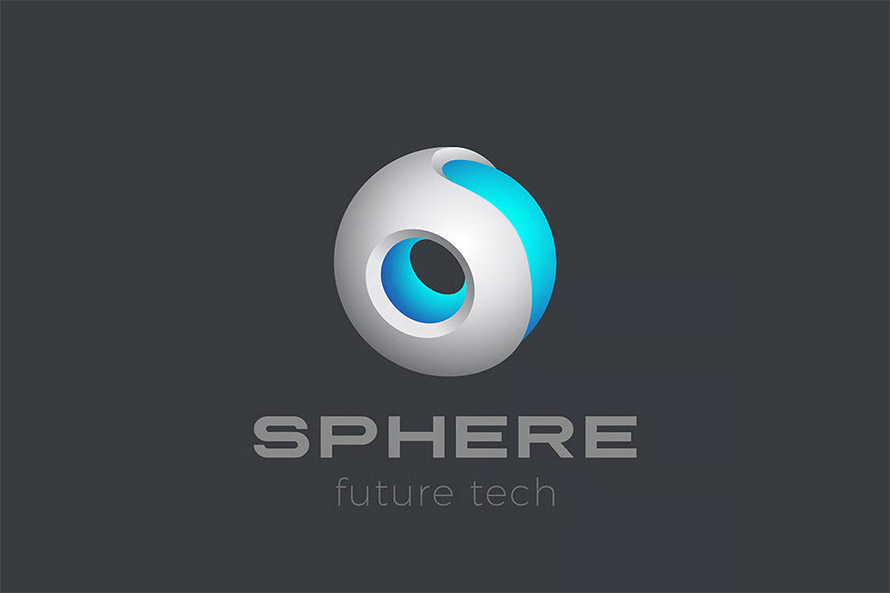 Logo Technology Futuristic Sphere