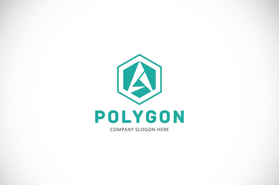 Polygon Letter A Logo