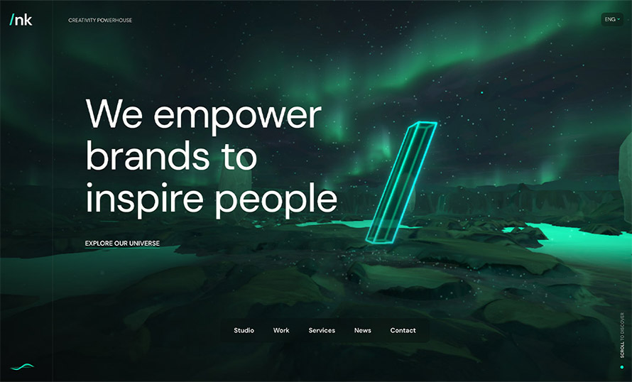 Ink Studio Website Design