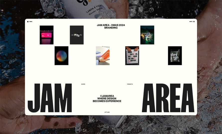 JAM AREA Website Design