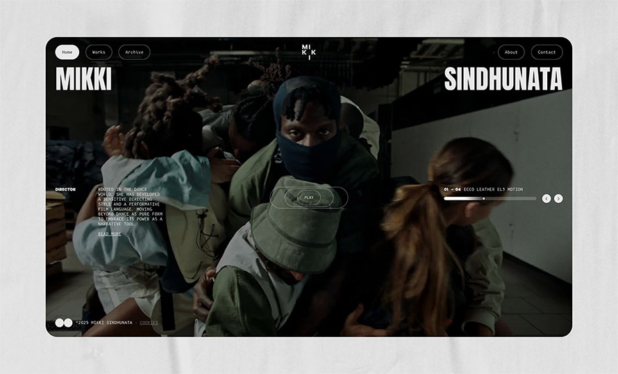 Mikki Sindhunata Website Design