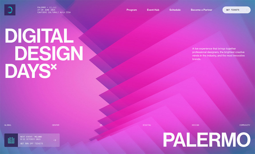 Digital Design Days Website Design