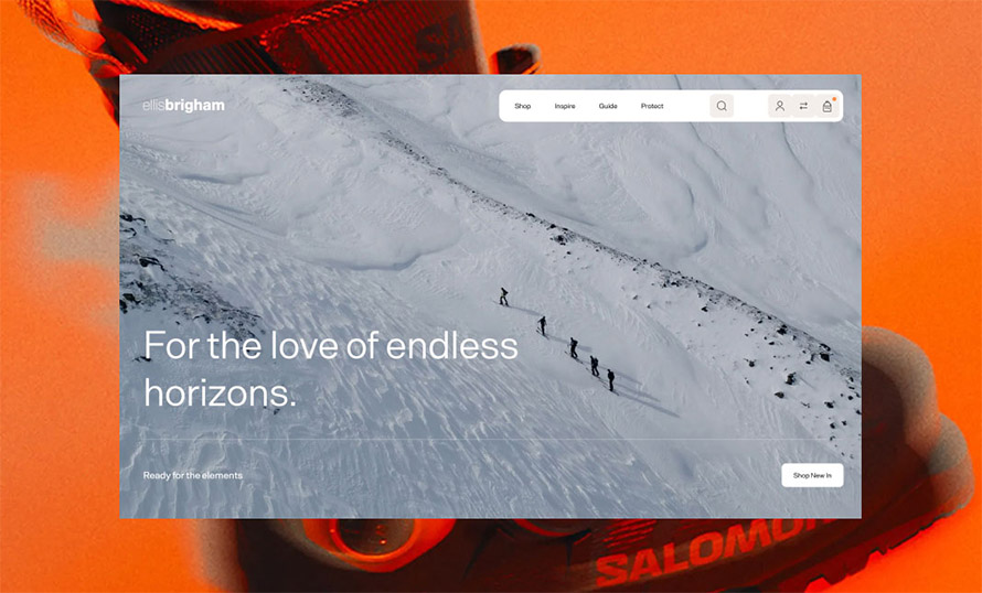 Ellis Brigham Website Design
