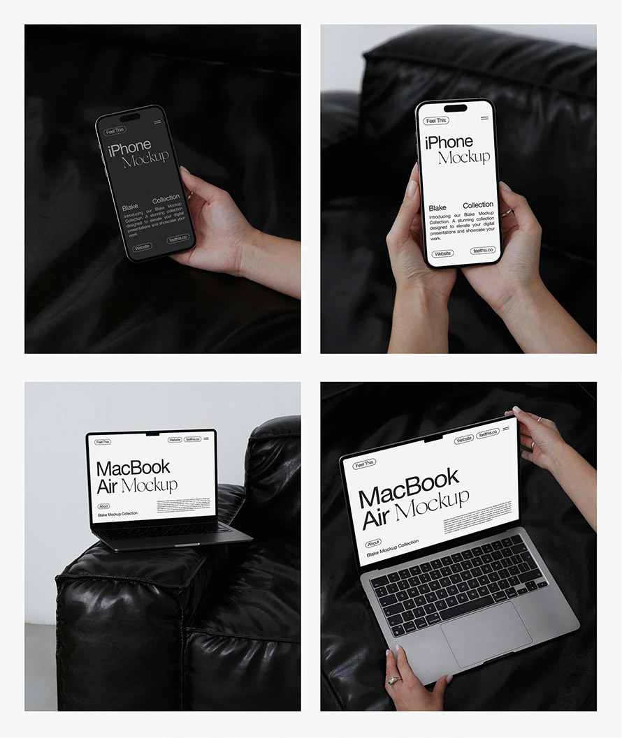 iphone Macbook Free Mockup