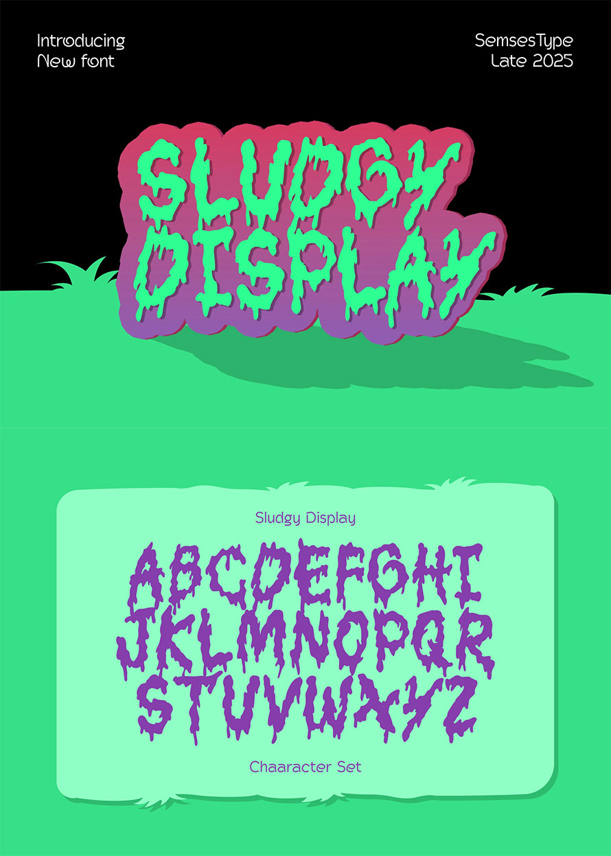 SS Sludgy Display Font