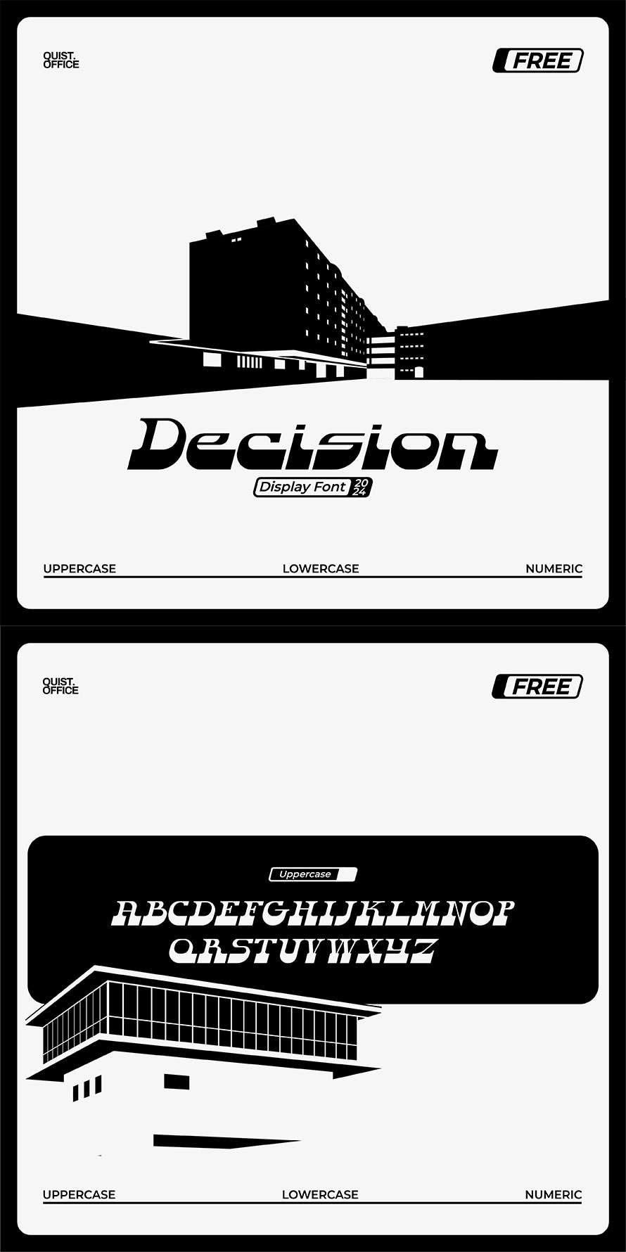 Decision Display Font