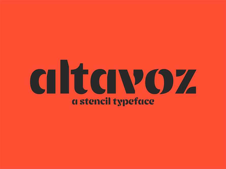 ALTAVOZ Free Font
