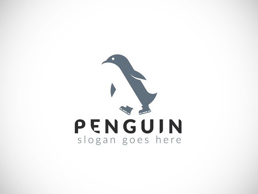 Simple Penguin Logo