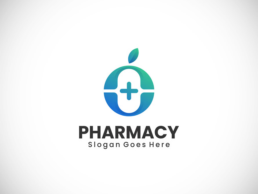 Pharmacy Gradient Colorful Logo