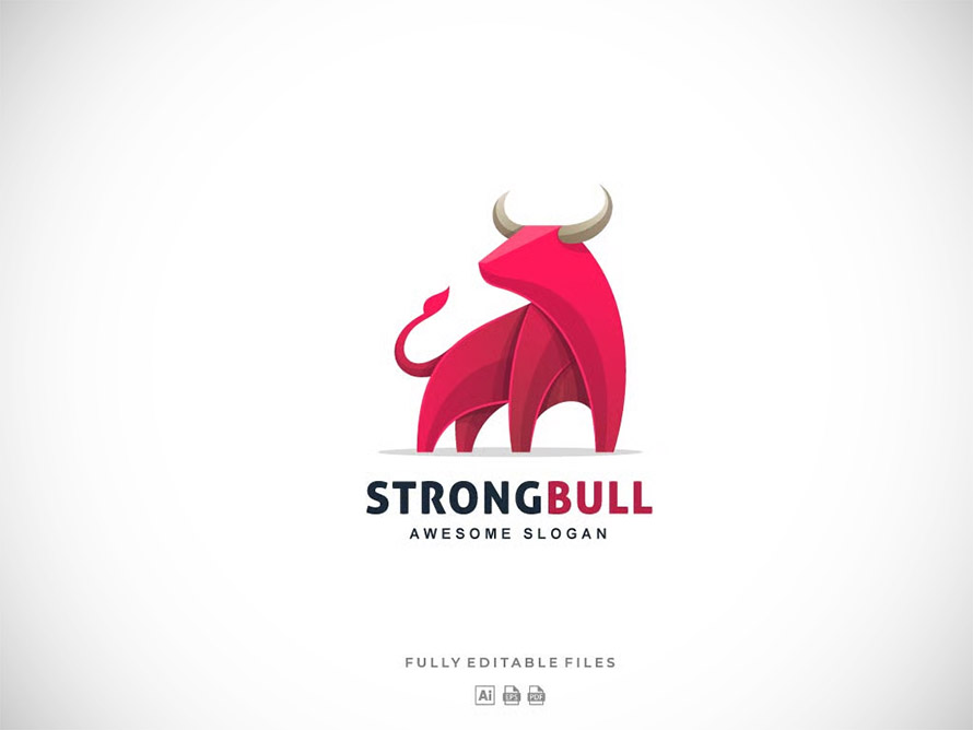 Bull Colorful Logo
