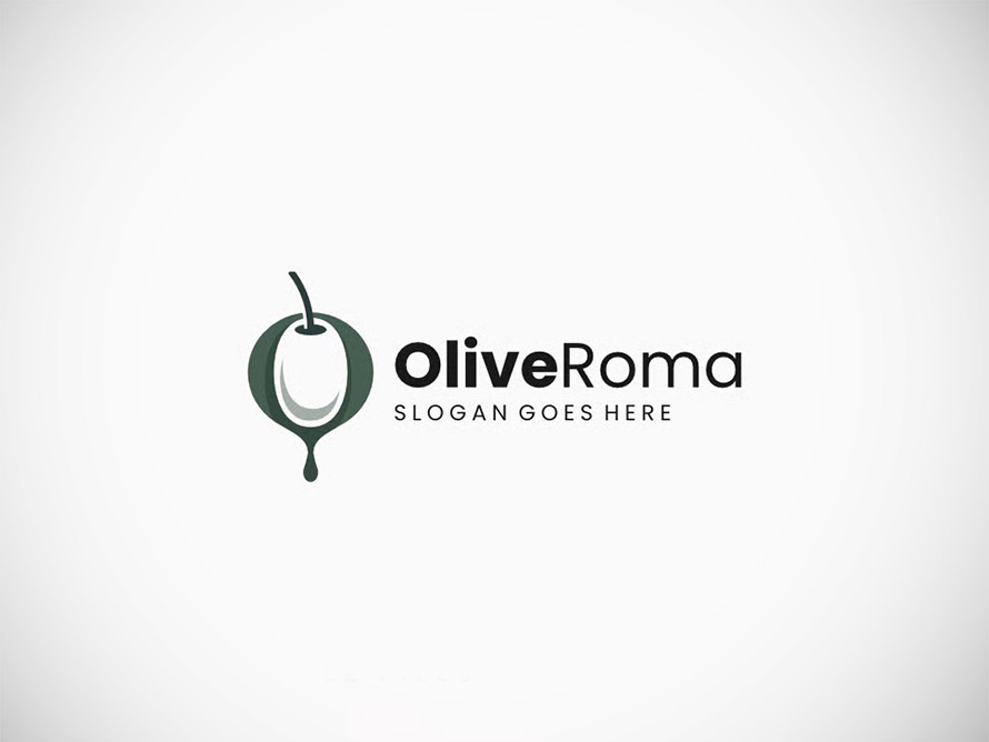 Olive Simple Mascot Logo