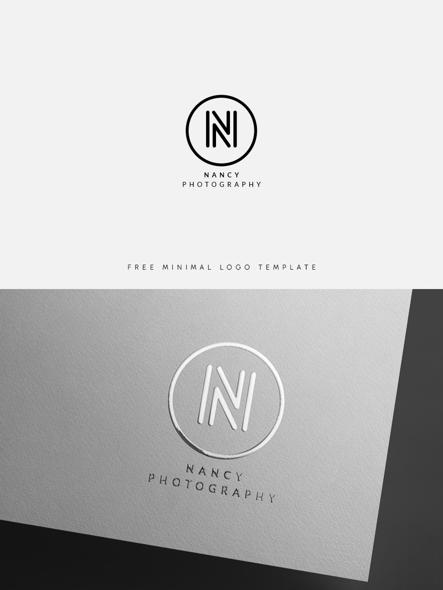 Free Minimal Photography Logo Template