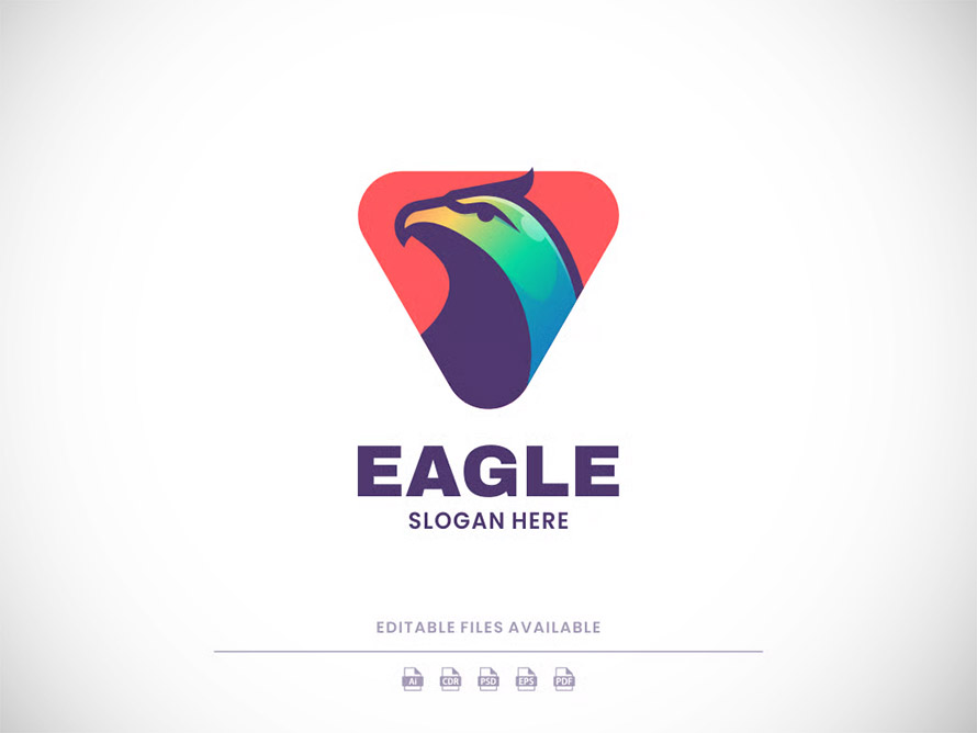 Eagle Simple Mascot Logo