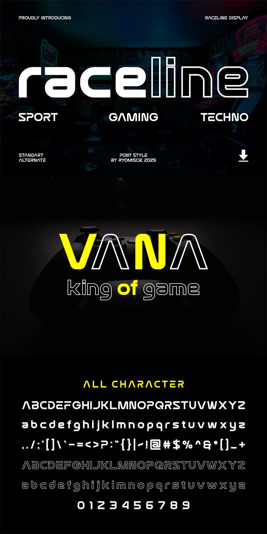 Sport And Display Font