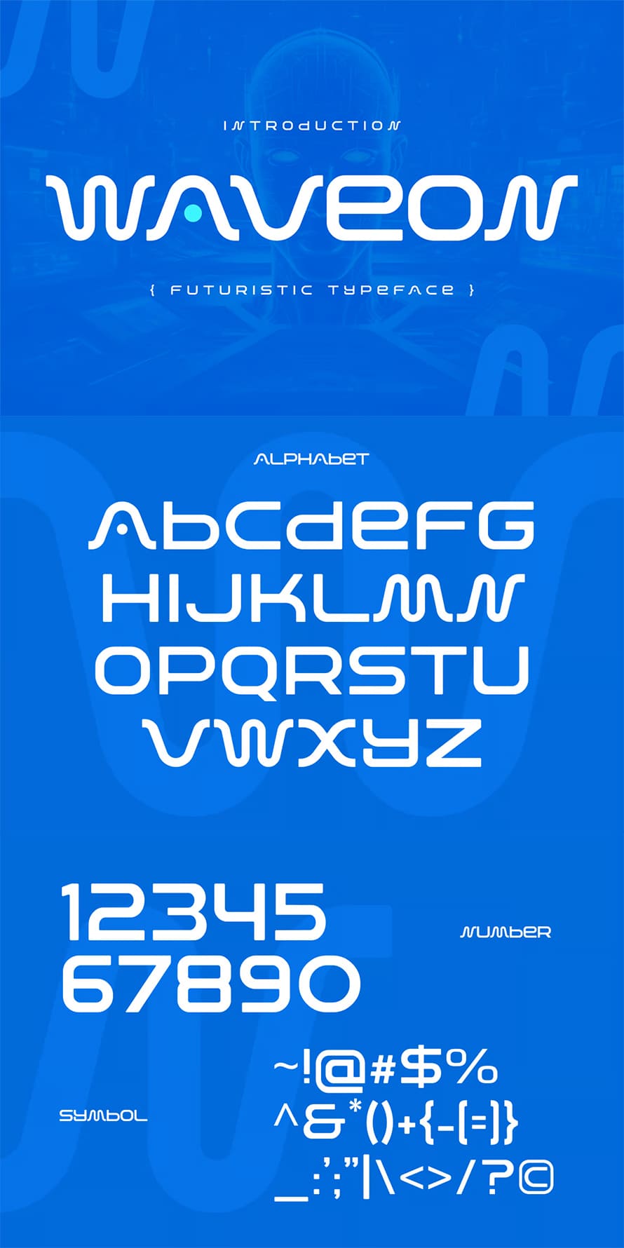Waveon Futuristic Font