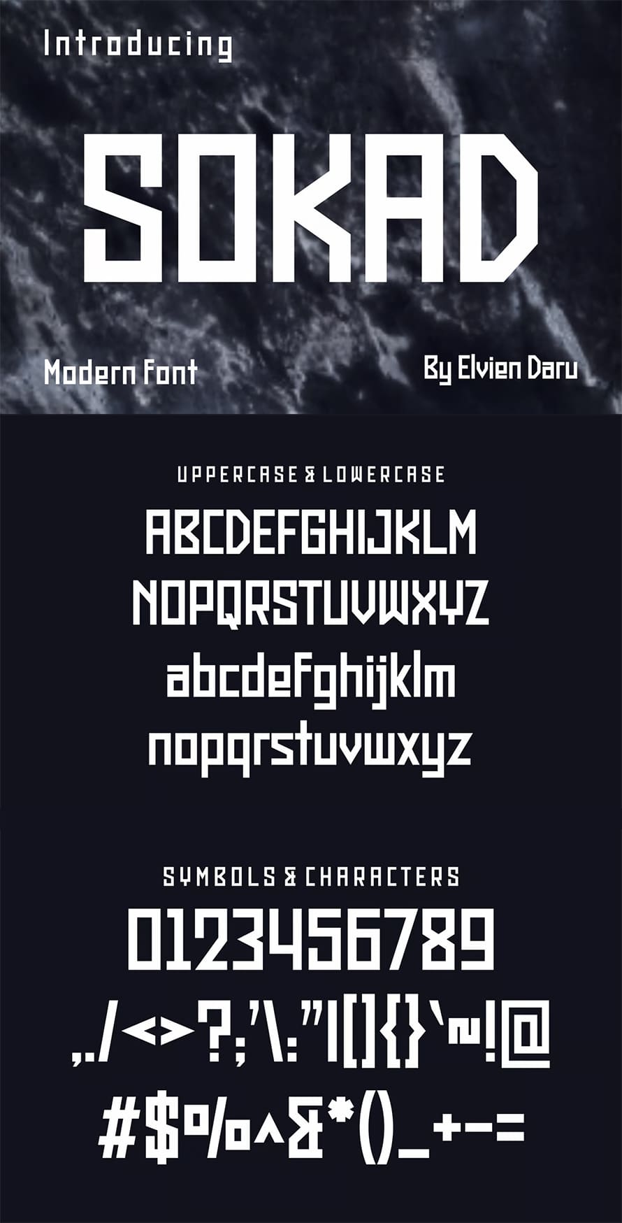 Sokad Display Font