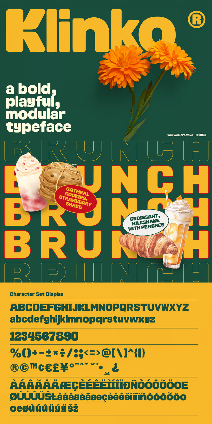 Playful Modular Display Font